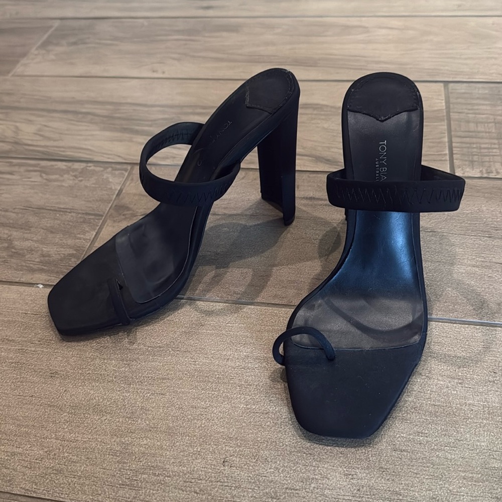 Tony Bianco Black Heels